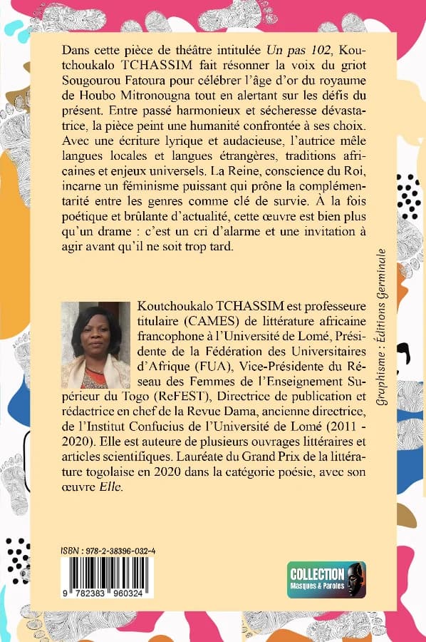 Dos de couverture de Un pas 102