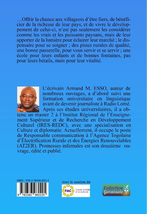 Dos de couverture de Promesses infernales