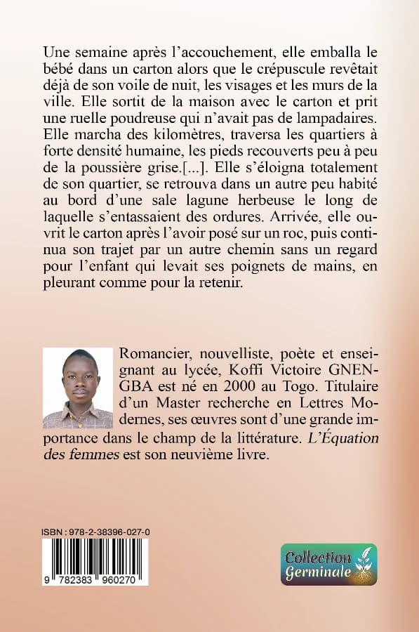 Dos de couverture de L'Equation des femmes