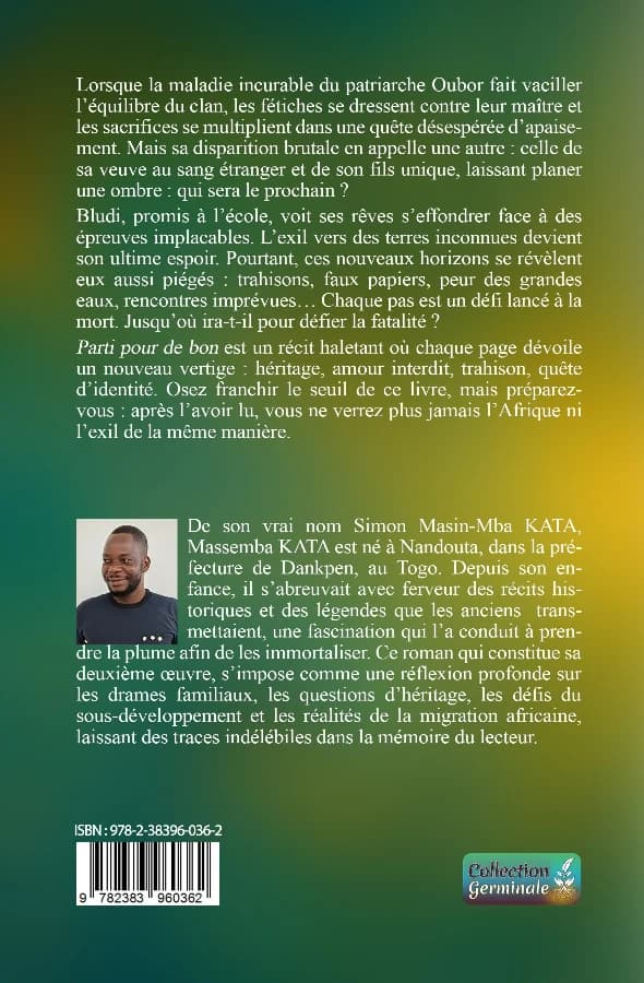 Dos de couverture de Parti pour de bon
